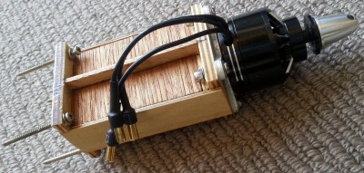 this is the new timber motor mount I have constructed.