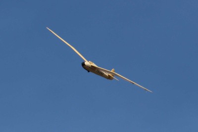 Lovely model, just lacking in aileron response and needs flying on aileron and rudder (like most full size gliders)
