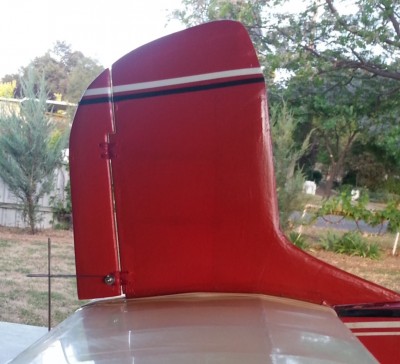 new bigger fin &amp; rudder
