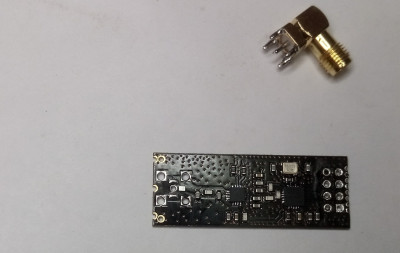 SMA connector and headers removed...