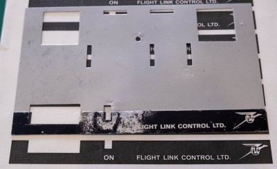 new label and facia plate