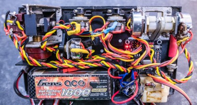 Close up of chassis