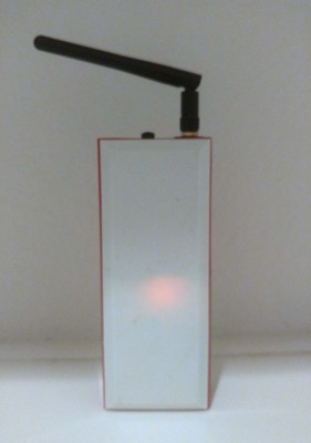 Back of Hobby People 1plus1 transmitter after conversion.