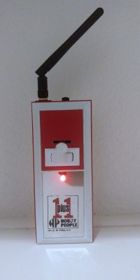Hobby People 1plus1 transmitter after conversion.