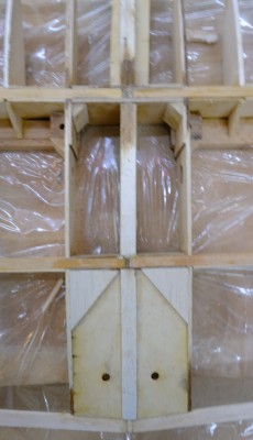 Wing hold down plate